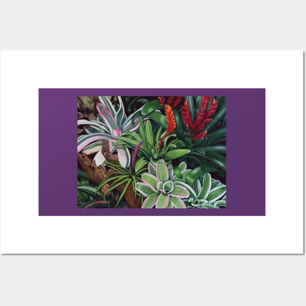 The Bromeliad Trap Wall Art by artbyelly